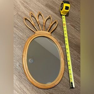 Pinapple Rettan Boho Mirror